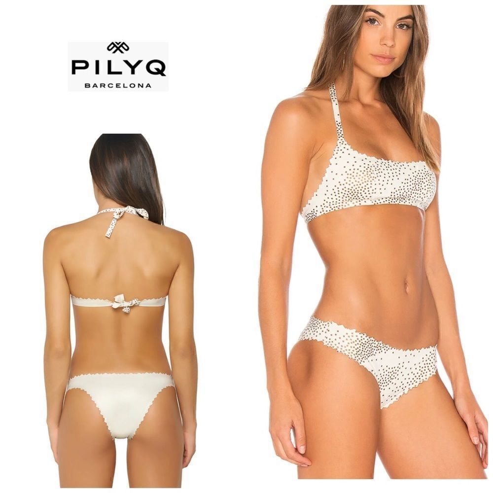 PILYQ city of stars reversible bikini. Medium. MSRP $168
